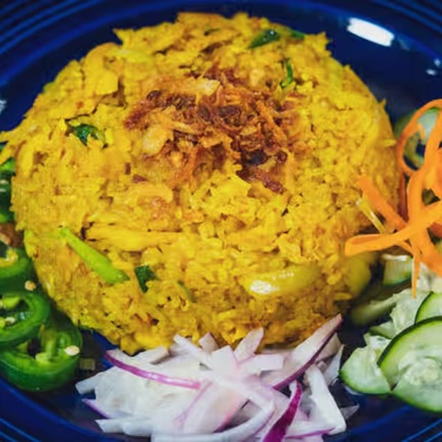 Yellow Curry Fried Rice.