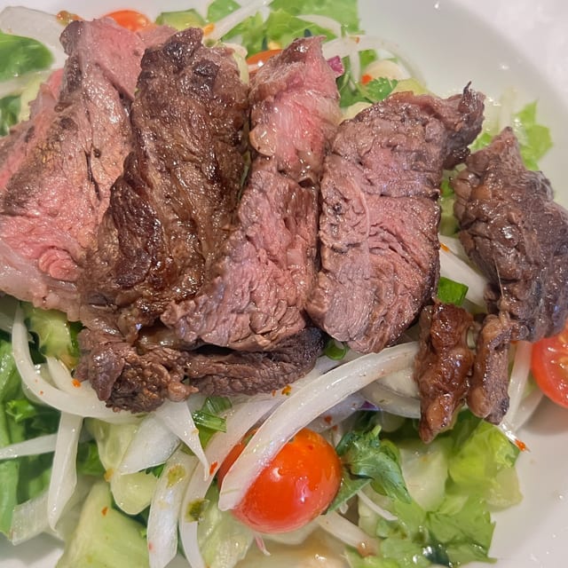Ribeye Steak Salad.