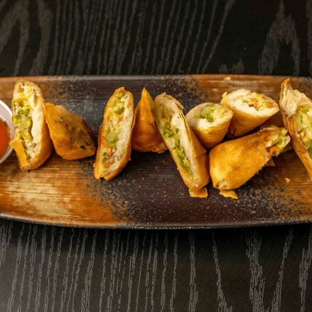Fried Veggie Roll Tray.