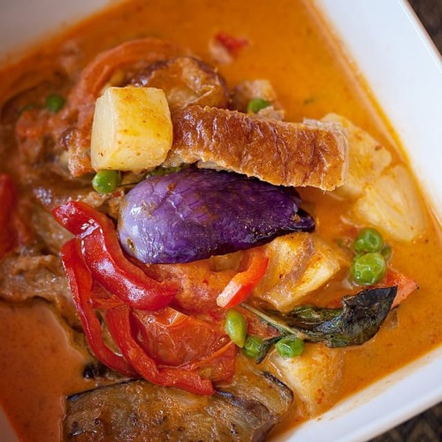 Roasted Duck Curry.