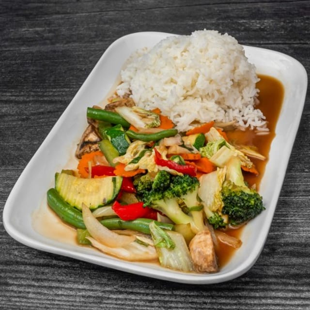 MIXED VEGETABLES (RICE PLATE).