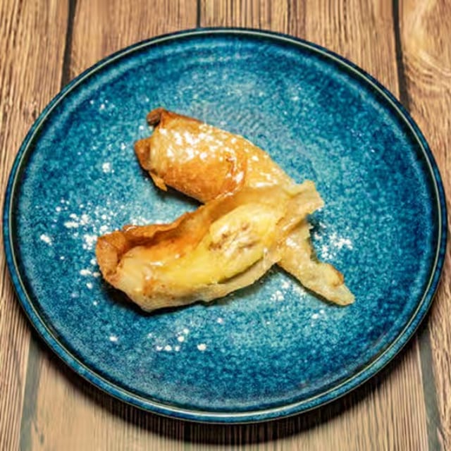 Fried Banana with Honey.