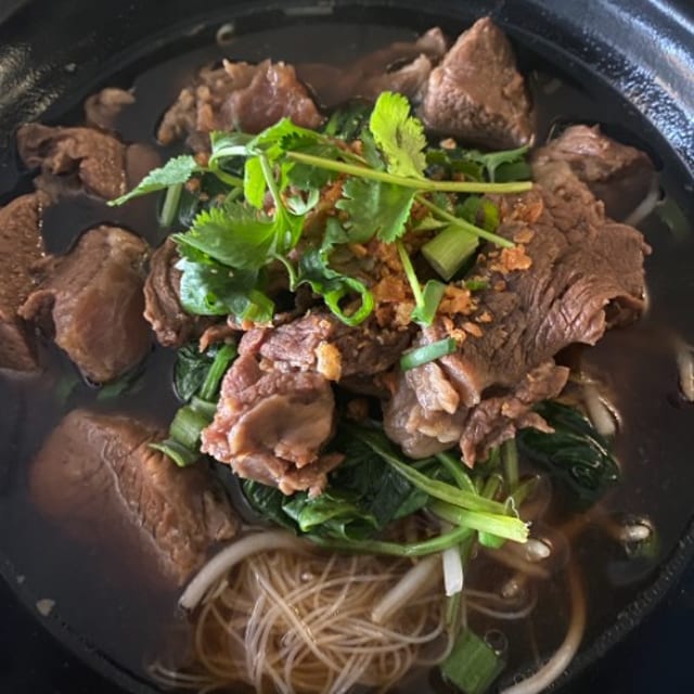 Stewed Beef Noodle Soup.
