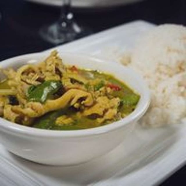 GREEN CURRY (RICE PLATE).